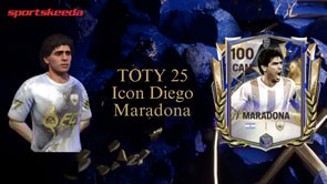 EA FC Mobile TOTY 25 Icon Maradona: Stats, skills, and more explored