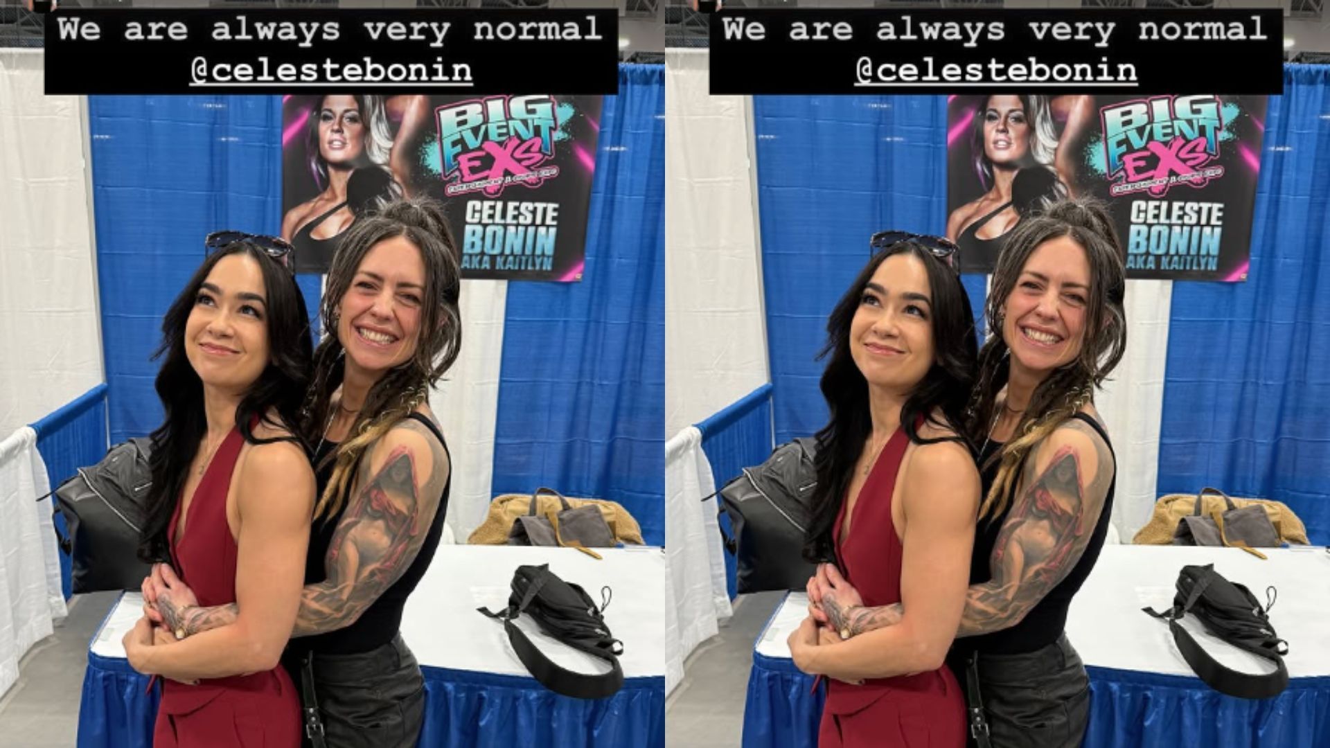 Lee shared a new photo with Kaitlyn on social media. [Image credit: AJ Lee&#039;s Instagram story]