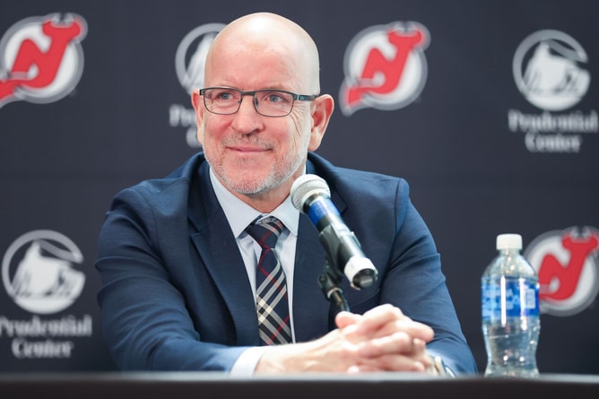 "My wife was a mess": Devils GM Tom Fitzgerald opens up about his son Casey's gruesome injury scare after taking skate blade to to his neck
