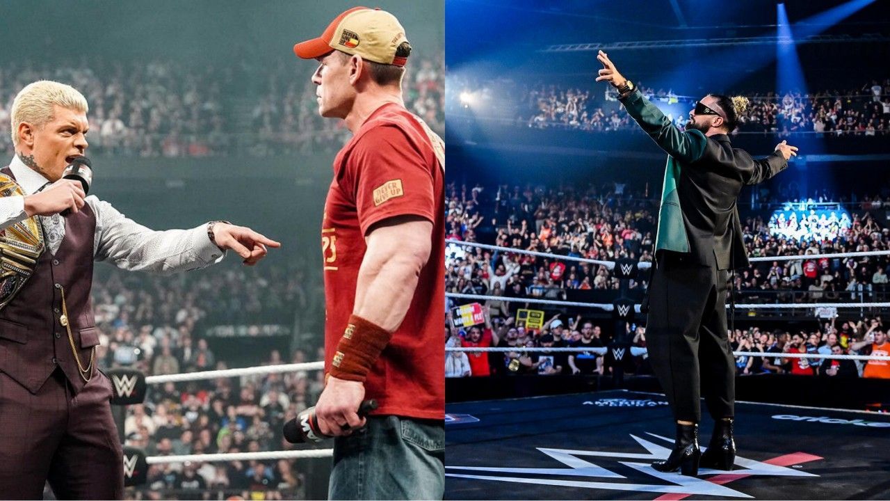 WWE Raw, Seth Rollins, John Cena, Cody Rhodes, Rhea Ripley, 