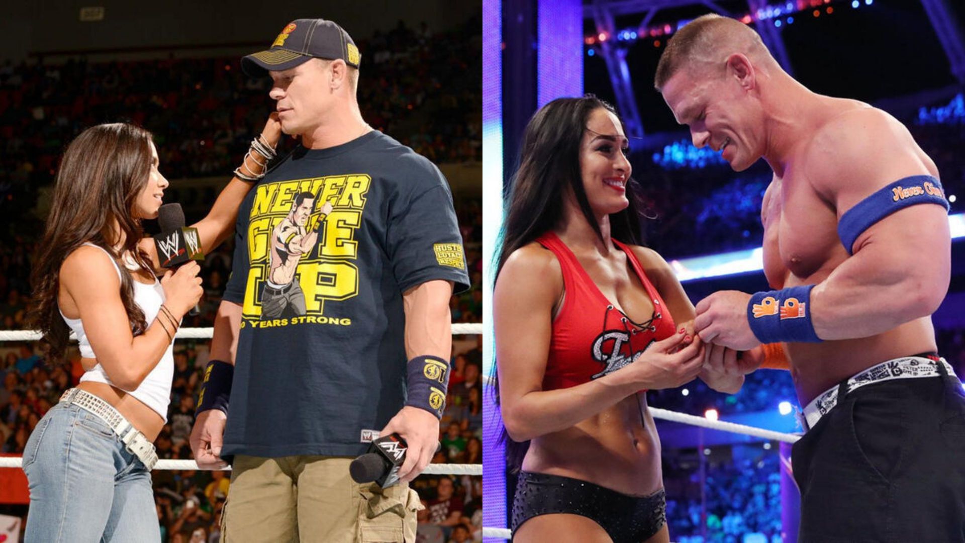 जॉन सीना के कई रिश्ते रहे हैं (Photos: WWE.com)