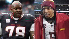 Jayden Daniels sends 4-word message to Laremy Tunsil as Commanders grab LT in blockbuster trade from Texans