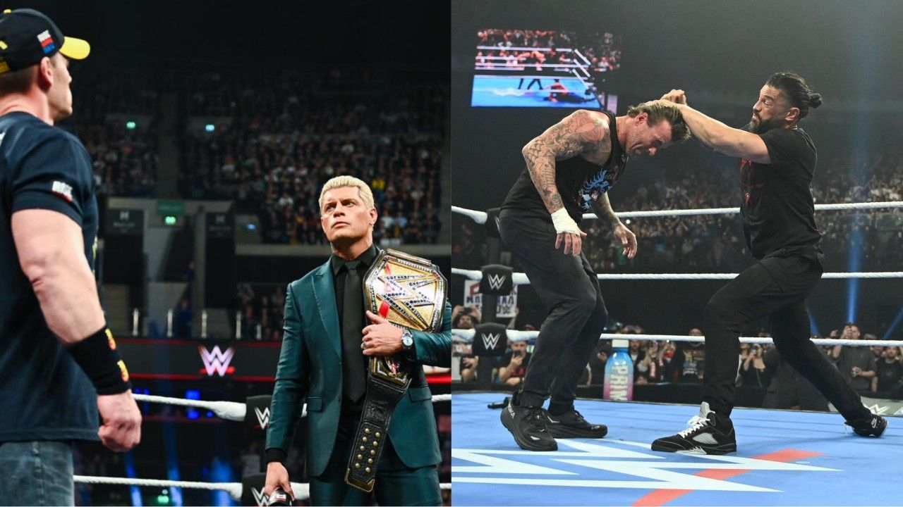 WWE Raw, Roman Reigns, CM Punk, Seth Rollins, Cody Rhodes, John Cena, 