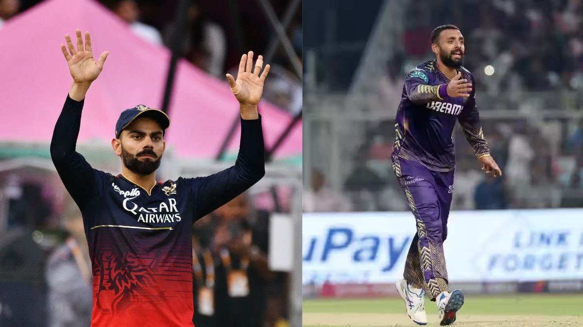 विराट कोहली और वरुण चक्रवर्ती (Photo Credit_Getty, iplt20.com)