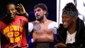 Dillon Danis mocked by Jamahal Hill after being slapped by KSI at a Misfits press conference