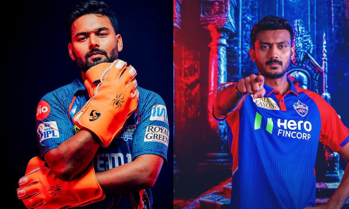 LSG के कप्तान ऋषभ पंत और DC के कैप्टेन अक्षर पटेल (Photo Credit: X/@LucknowIPL, @DelhiCapitals)