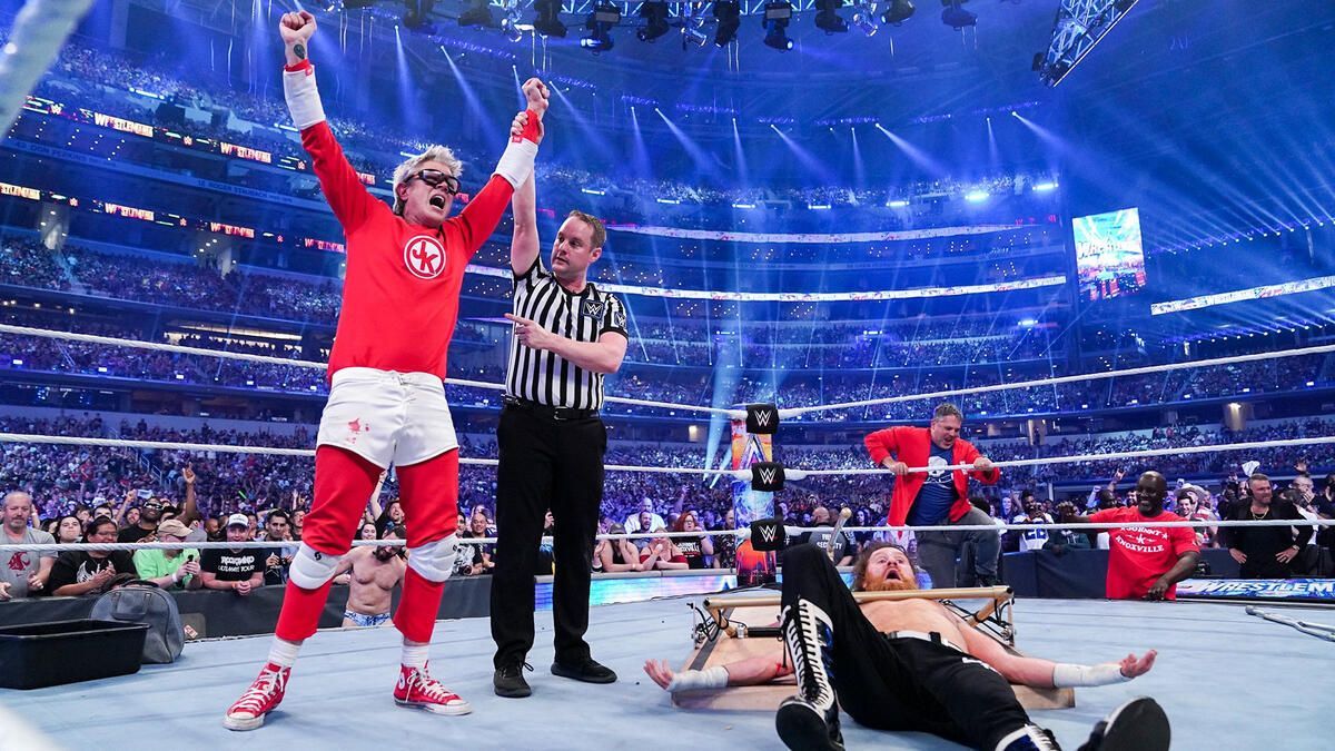 WWE, Johnny Knoxville, Sami Zayn, WrestleMania Upsets, Randy Orton, Rey Mysterio, WWE WrestleMania 41