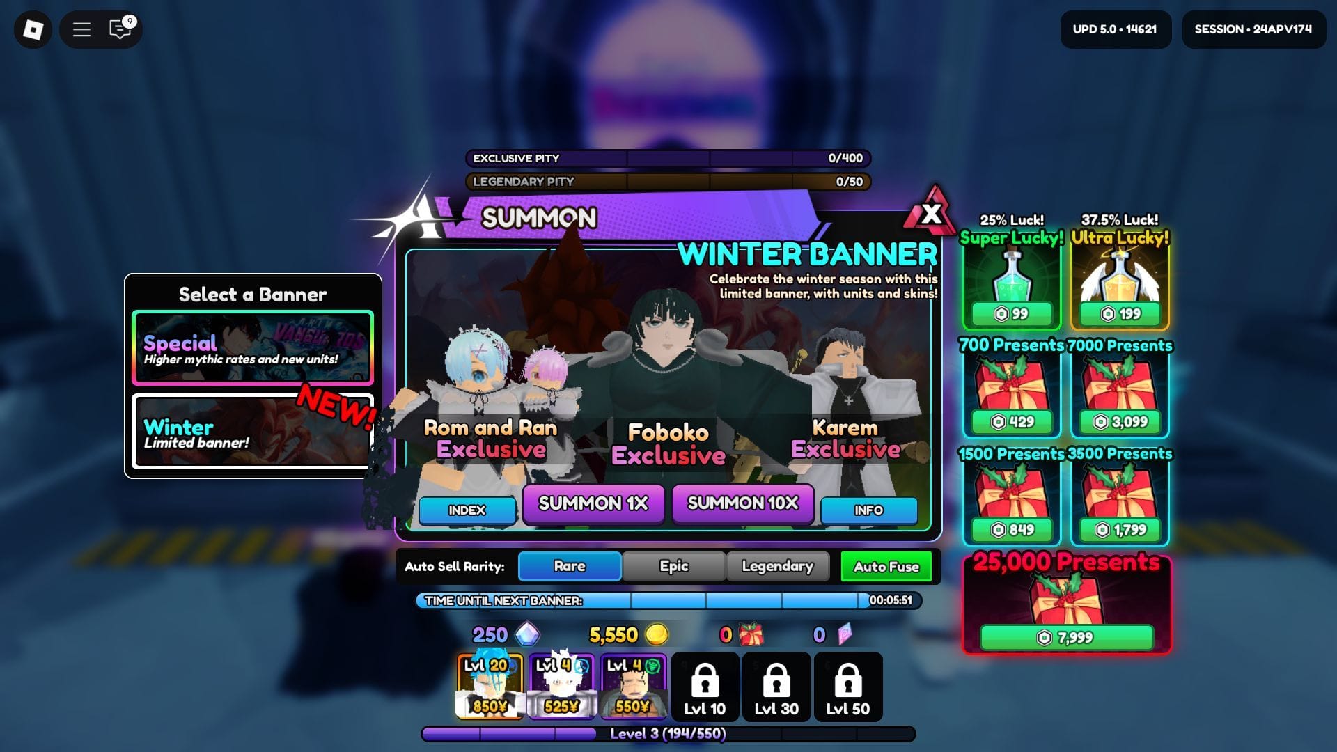 The Winter Banner (Image via Roblox)