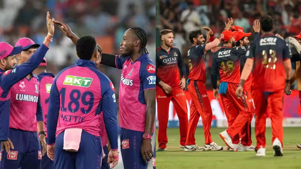 RR और RCB की टक्कर जयपुर में होगी (Photo Credit: BCCI)