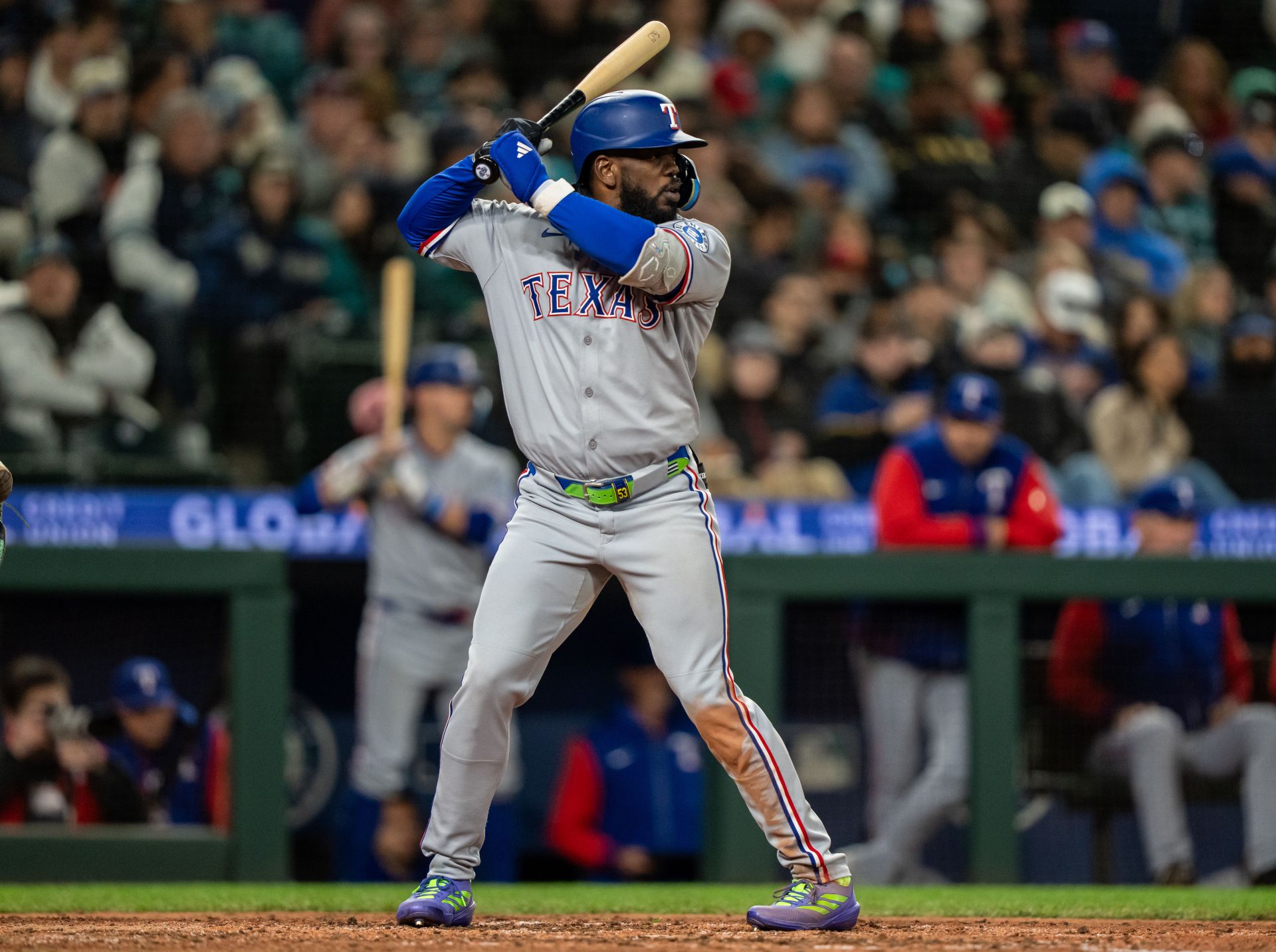 Adolis Garcia could hit a home run today (Getty)