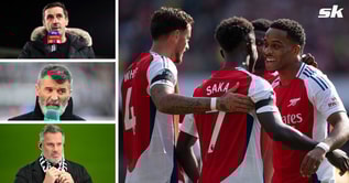 “No chance!” - Roy Keane disagrees with Gary Neville and Jamie Carragher over Arsenal prediction for Brentford clash