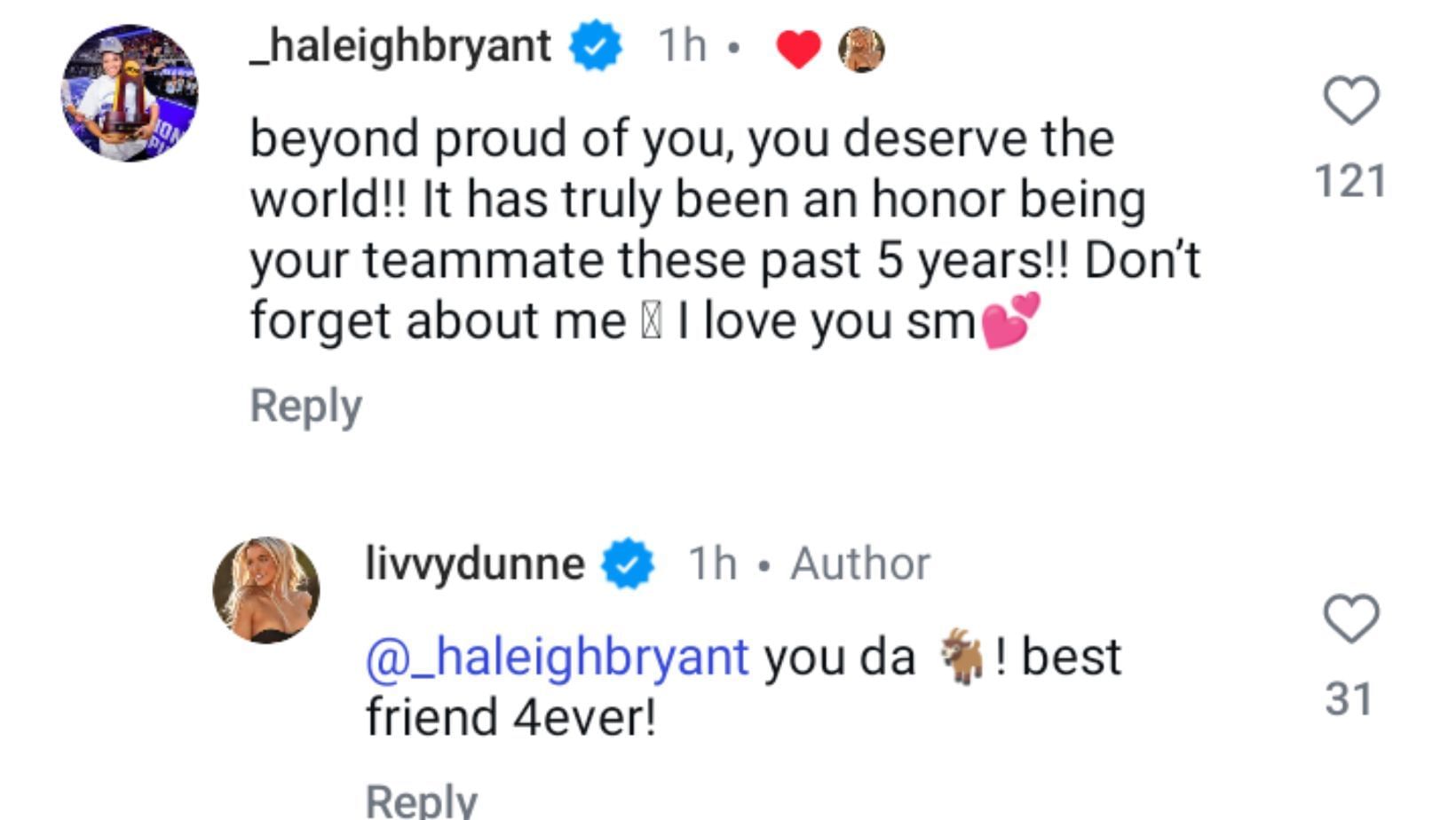 Via @livvydunne on Instagram