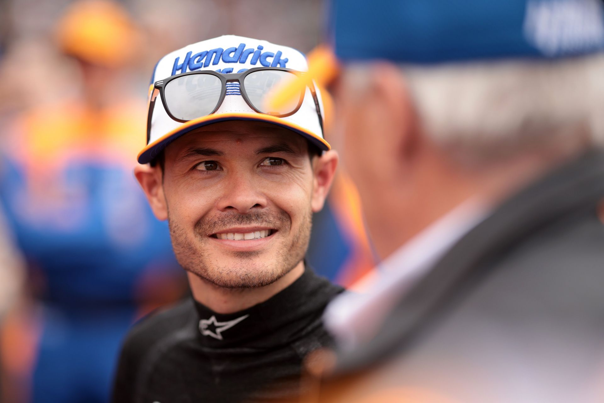 Kyle Larson at the 108th Running of the Indianapolis 500 - Source: Getty