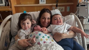 Johnny Gaudreau's wife Meredith shares a look at newborn baby Carter's first NHL jersey