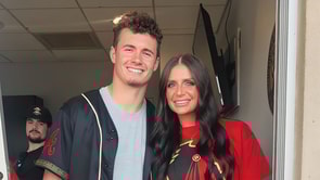 Ladd McConkey's fiancée Sydney Horne sends 4-word message to Chargers WR before walking down aisle