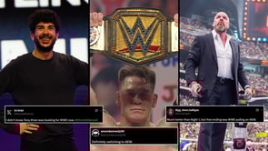 "Didn’t know Tony Khan was booking for WWE" - Bummed out fans lash out after underwhelming WrestleMania 41 main event