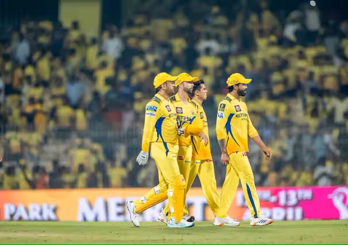 चेन्नई सुपर किंग्स टीम (Photo Credit - IPLT20.COM)