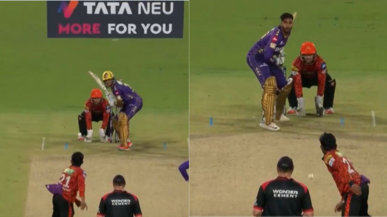 मेंडिस ने दोनों हाथों से गेंदबाजी की (Pc: X@IPL)