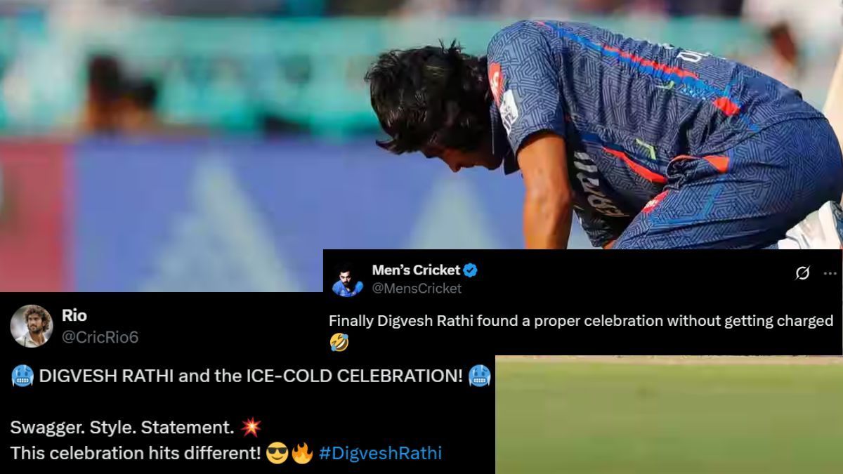 IPL 2025: LSG vs GT, Shubman Gill, Sai Sudarshan, Social Media Reaction, Digvesh Rathi, X/@MensCricket)