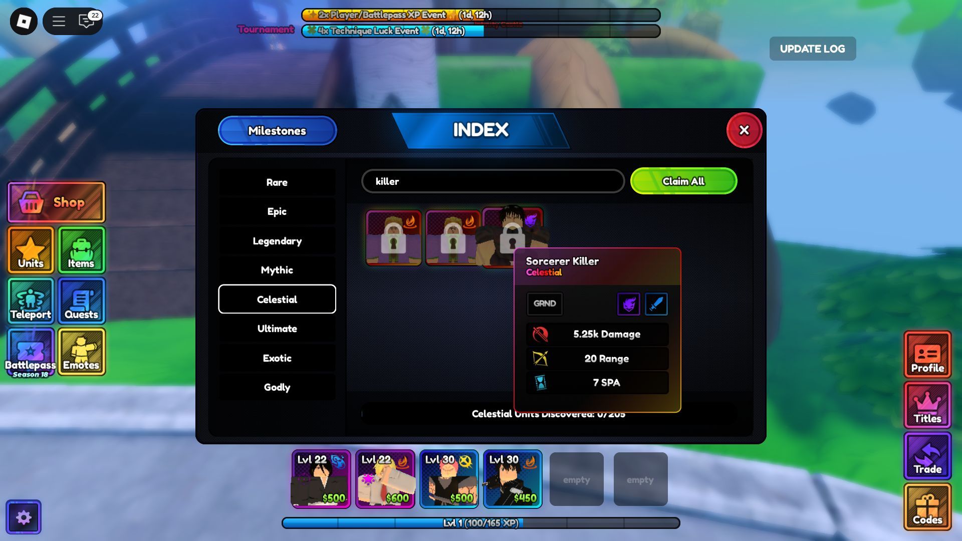 Celestial Sorcerer Killer (Image via Roblox)